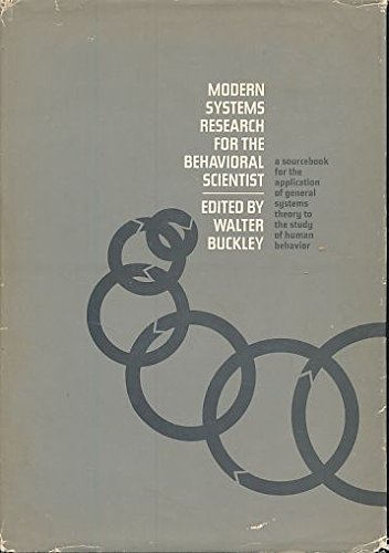 Modern Systems Research for the Behavioral Scie... [German] B000K7P1XE Book Cover