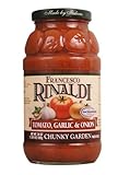 Francesco Rinaldi Tomato, Garlic, & Onion Chunky Garden Pasta Sauce 24 oz (Pack of 12)