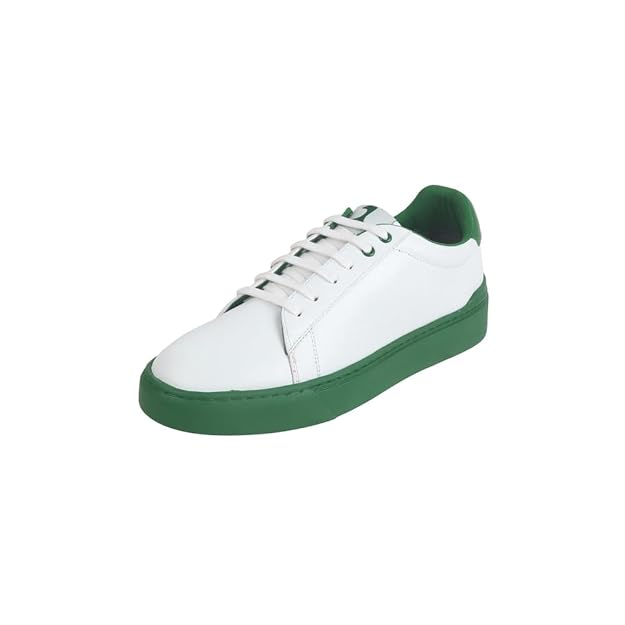 Buy Mochi Men White Faux Leather Sneaker Shoes UK/6 EU/40 (71-294