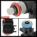 A-Premium 4 Holes Fuel Injectors 0280158233 Compatible with Jeep Grand Cherokee, Wrangler & Dodge Challenger, Charger, Durango, Grand Caravan, Journey & Chrysler Town & Country & Volkswagen, 3.6L