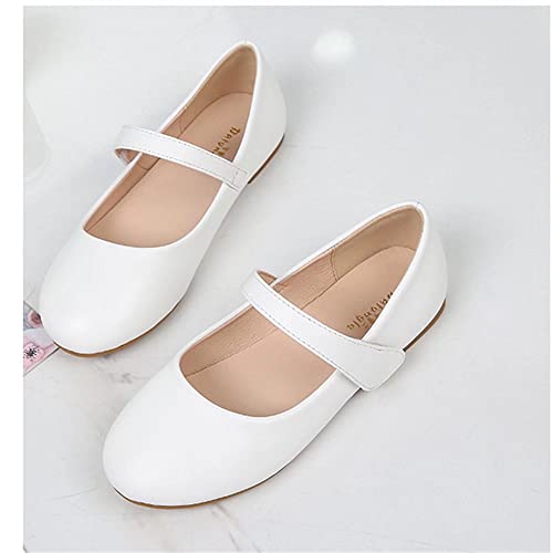 TN TANGNEST Girls Mary Jane Flats Cute Pearl Flowers Ballet Shoes School Wedding Party Shoes3