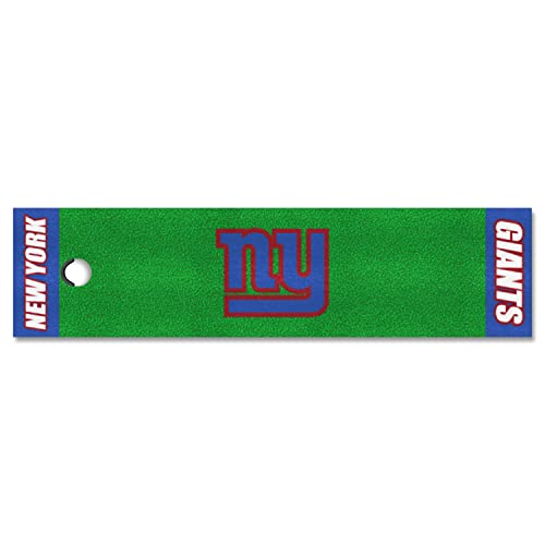 Fanmats Nfl New York Giants Nylon Face Putting Green Mat , 18"X72" #TOP14