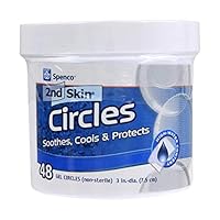 Spenco 2nd Skin Circles Soothing Protection for Blisters, Hot Spots and Skin Irritations, Gel Circles 48-Count