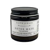 Natural Detox Mask for Arm Pits and Face, with Activated Charcoal