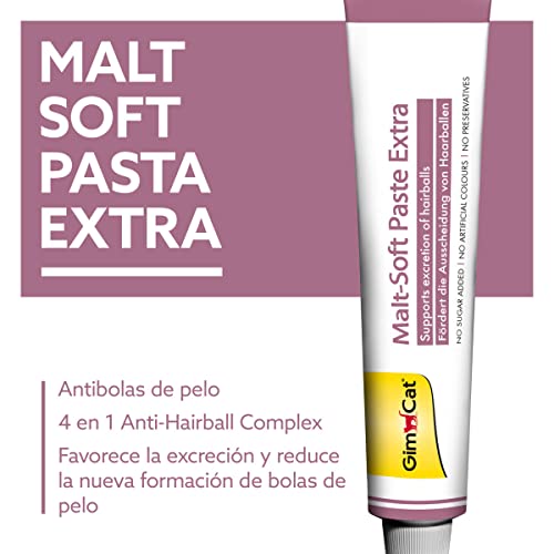 GimCat Malt-Soft Extra - detalle de la presentación de la pasta de malta
