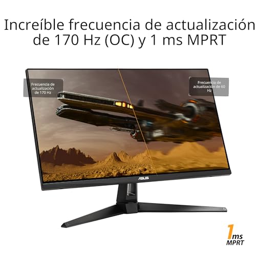 Miniatura 3 de Asus Tuf Gaming Vg27aqa1a - Monitor De 27 Wqhd 2560x1440 , Overclock 170hz Por Encima De 144hz , Extreme Low Motion Blur, Freesync Premium, 1ms Mprt , Shadow Boost, Hdr, Displaywidget Lite