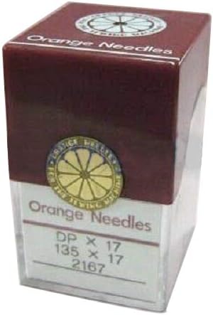 100 DPX17 135X17 SY3355 Industrial Sewing Machine Needles - Orange Brand (Size 18 / 110)