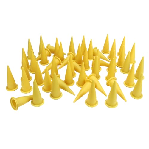 50Pcs Caulk Extension Nozzle, Caulking Nozzle Tip Plastic Caulk Nozzles Caulk Gun Replacement Caulk Saving Cover Caulk Nozzles Applicator