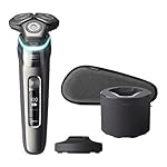 Philips Norelco 9800 Rechargeable Wet & Dry Electric Shaver with Quick Clean, Travel Case, Pop up Trimmer, Charging…