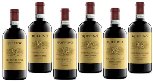 �� Il Ruffino Riserva Ducale Chianti Classico 2020 è un vino rosso, con un colore intenso, che presenta un'aroma complessa di frutta rossa, fiori e spezie, con un finale amaro e persistente.