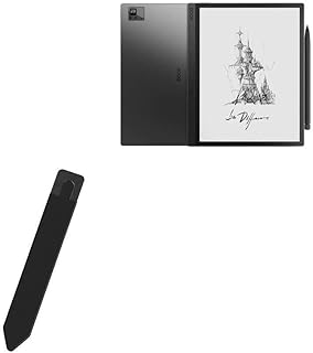 BoxWave Stylus Pouch Compatible with Onyx BOOX Tab Ultra (10.3 in) - Stylus PortaPouch, Stylus Holder Carrier Portable Self-Adhesive for Onyx BOOX Tab Ultra (10.3 in) - Jet Black