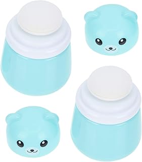 NOLITOY 6 Peças Caixa De Pó Corporal Estojo De Pó De Maquiagem Para Bebê Estojo De Pó De Talco Recipientes De Pó Solto Recipientes De Maquiagem De Talco Corporal Recipientes De Pó De