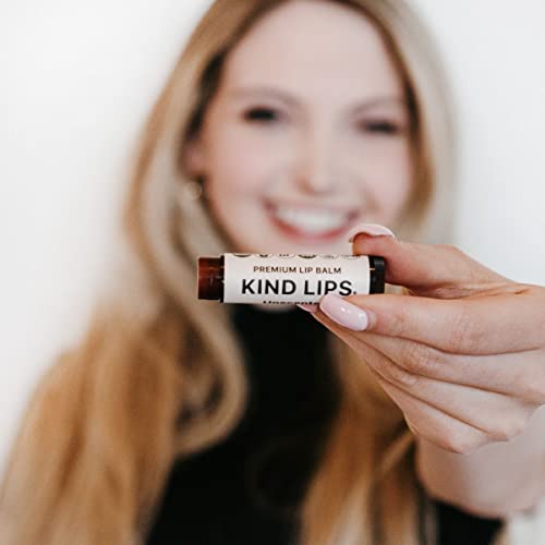 Kind Lips Lip Balm, Nourishing Soothing Lip Moisturizer For Dry Cracked Chapped Lips, Made In Usa With 100% Natural Usda Organic Ingredients, Unscented Flavor, Pack Of 3 #TOP5