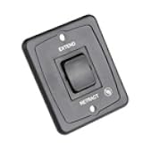 Lippert Components 285500 Black Push Button Switch, 1 Count, 6