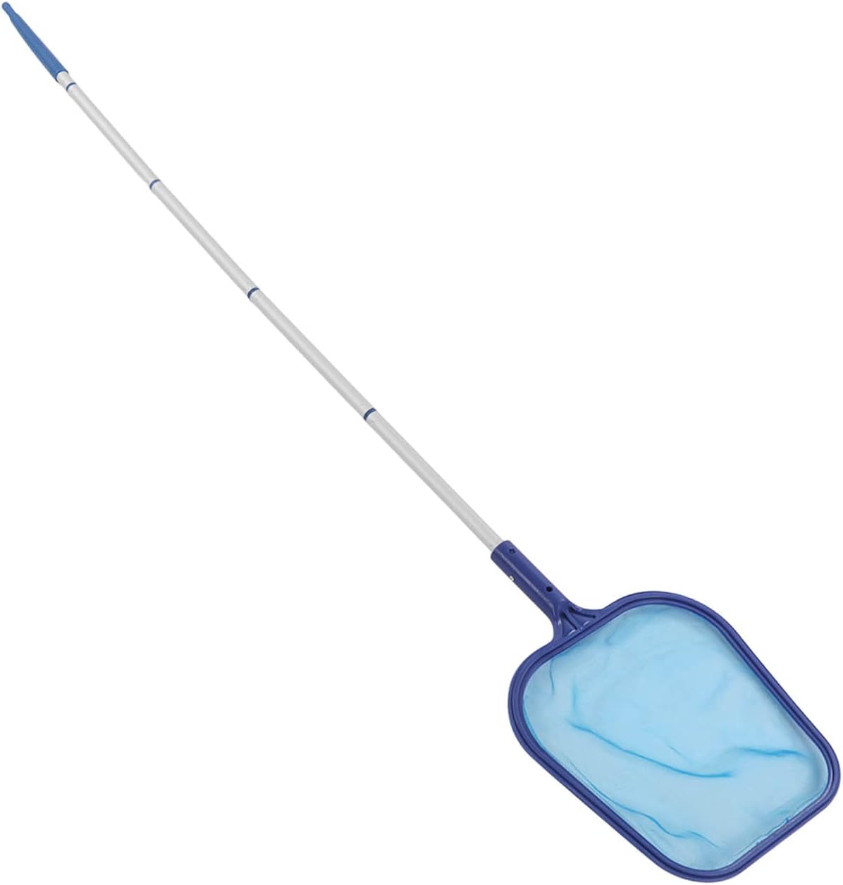 Pool Vacuum Head Skimmer Net Set Skimming Mesh with Removable Pole Swimming Pool Cleaner Supply for Above Ground Pools Ponds Spas Hot Tubs