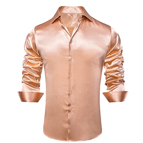 Chemise en soie homme manches longues CY-1514 XL : fluide et anti-plis