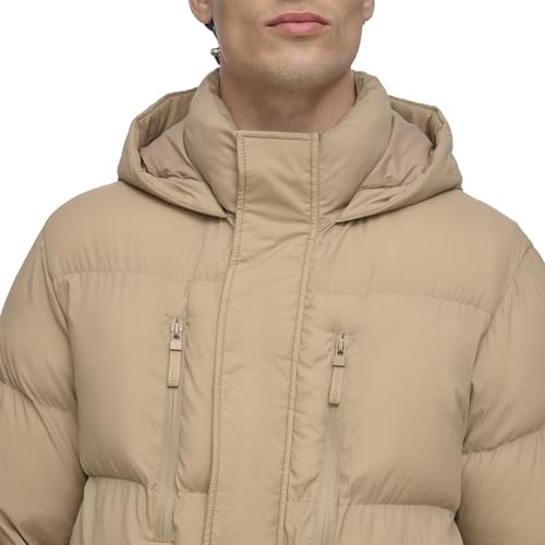 Image of DKNY Mens Nylon Flex Parka