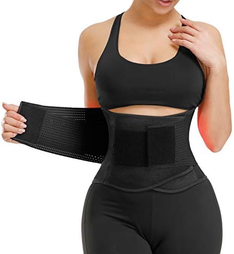VENUZOR Waist Trainer Belt for Women Men Waist Cincher Trimmer Shaper Belt
