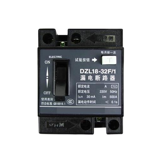 Disjoncteur de fuite DZL18-32F/1 protège vos circuits 20A 32A
