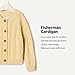 Amazon Essentials Baby_Boys Fisherman Cardigan Sweater, Butter Yellow, 4T