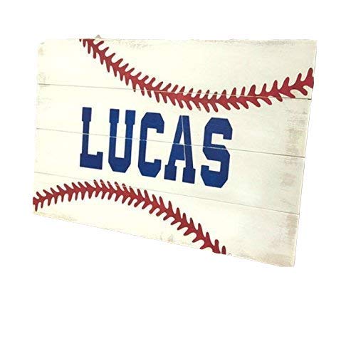 Baseball Wood Sign for Kids Bedroom Sports Room Decor