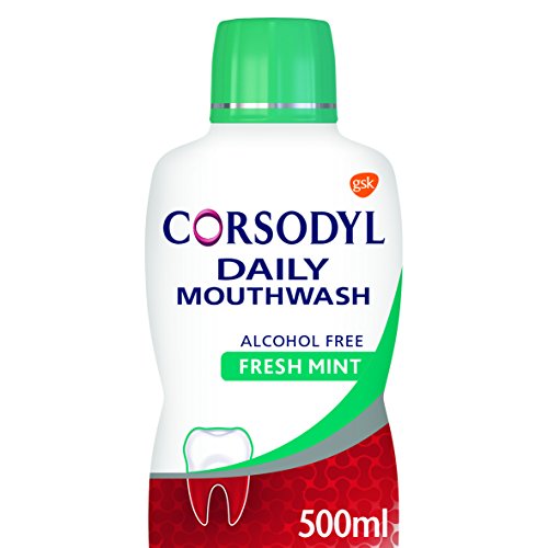 Corsodyl Gum Care Mouthwash Alcohol Free Daily Fresh Mint 500 ml