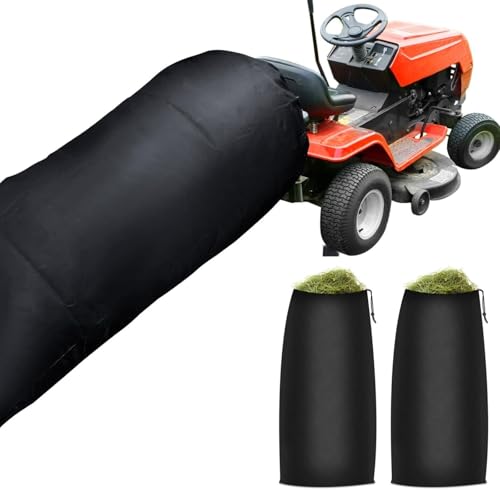 Lawn Tractor Leaf Bag -54 Cubic feet Standard -112 inch Opening - Suitable for 2-Bag Material Collection System - Ride on Lawn Mower - Heavy Materials