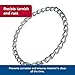 Coastal Pet Titan Chain Training Dog Collar - Durable Metal Choke Collar for Dog Training - Argon-Welded, Chrome Chain - 4 mm x 22