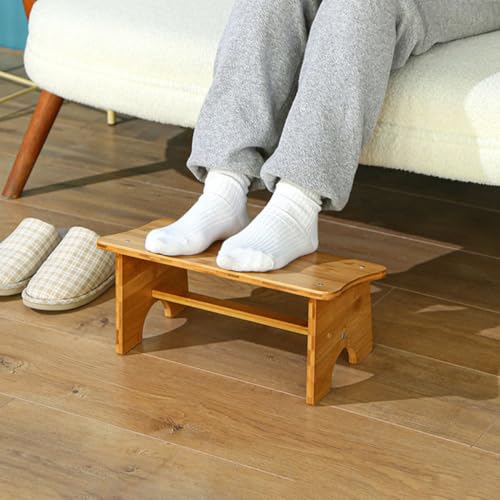 Repose-pieds de bureau en bois naturel SOLUSTRE améliore votre posture assis - 6