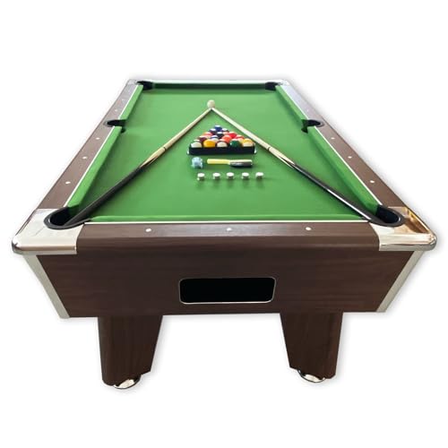 Billardtisch grün 7 FT mit manuellem Münzautomaten – Competition – Bild 3