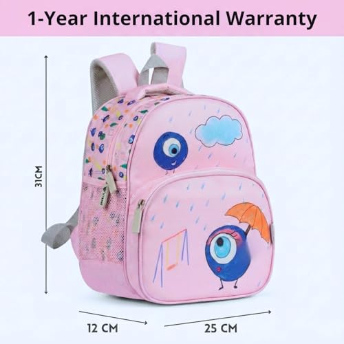 Image of VISMIINTREND Kids School Bag | Preschool Bag for Kids 2-5 Years | Cute, Baby Bags for School, Small Backpacks for Girls /Boys, Travel /Picnic Bags | Birthday /Return /Rakhi Gift for Girl