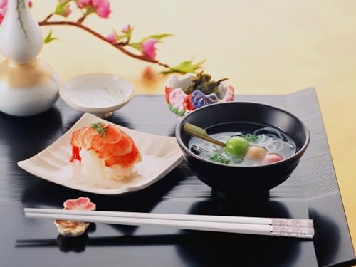 Chopsticks Amber cherry blossom Fiberglass (Mixed color)