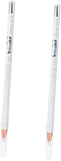 SOESFOUFU 2 Pçs Lápis De Sobrancelha Sombra De Olho Branco Maquiagem De Madeira Lápis Delineador De Olhos Brancos Caneta Cosmética Delineador Lápis Menina Lápis Delineador Pincel Maquiagem