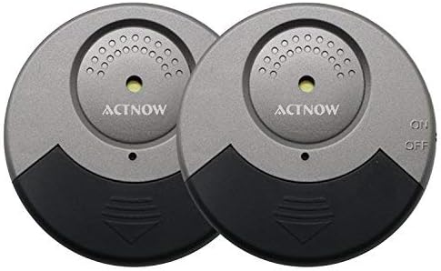 Door Window Alarm -Actnow Ultra-Slim 2 Pack- 100db Alert Family Security ALARM System Door alarms Sensor for Home Traveling (Burglar Theft-proof Vibration Alarm and Triggered Window Alarm)