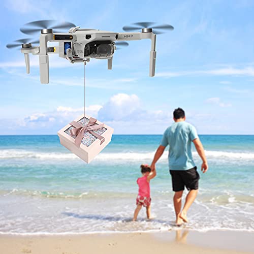 mini 2 airdrop payload transport delivery device drone gift rescue supplies fishing line release and drop device for dji mini 4kmavic minimini semini 2 accessories