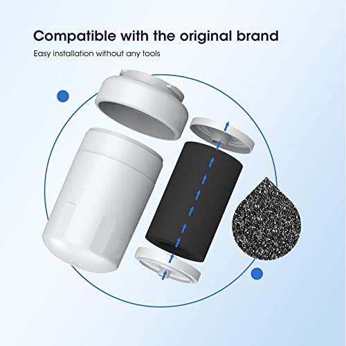 Glacier Fresh Mwf Water Filters For Ge Refrigerators, Nsf 42 Replacement For Smartwater Mwfp, Mwfa, Gwf, Hdx Fmg-1, Wfc1201, Rwf1060, 197D6321P006, Kenmore 9991, 3 Pack #TOP3