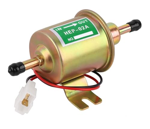 MAIL MORE Electric Fuel Pump, Universal Electric Fuel Pump, Injection fuel Pumps, 12v low pressure fuel pump petrol, 12v Inline Fuel Pump,Diesel Petrol Pump HEP-02A