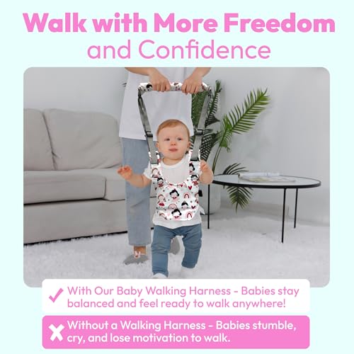Image of Watolt Baby Walking Harness, Toddler Walker Assistant Belt, 7-24 Months