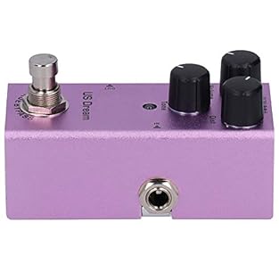 [HIGH GAIN DISTORTION] Simulate the drive tube amplifier with powerful distortion tones for your guitar [EASY ADJUSTMENT] Three separate knobs for distortion, volume, and tone strength customization [ORIGINAL SOUND] True Bypass design minimizes tone ...