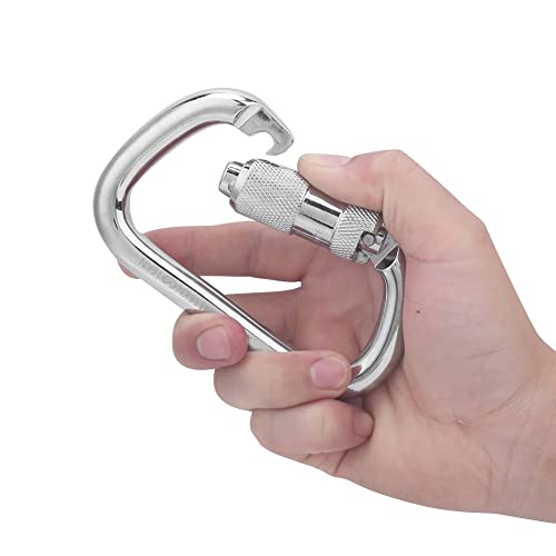 Clipes De Mosquetão BORDSTRACT, Trava Automática De Escalada Em Forma De 45KN D, Mosquetões De Aço 4