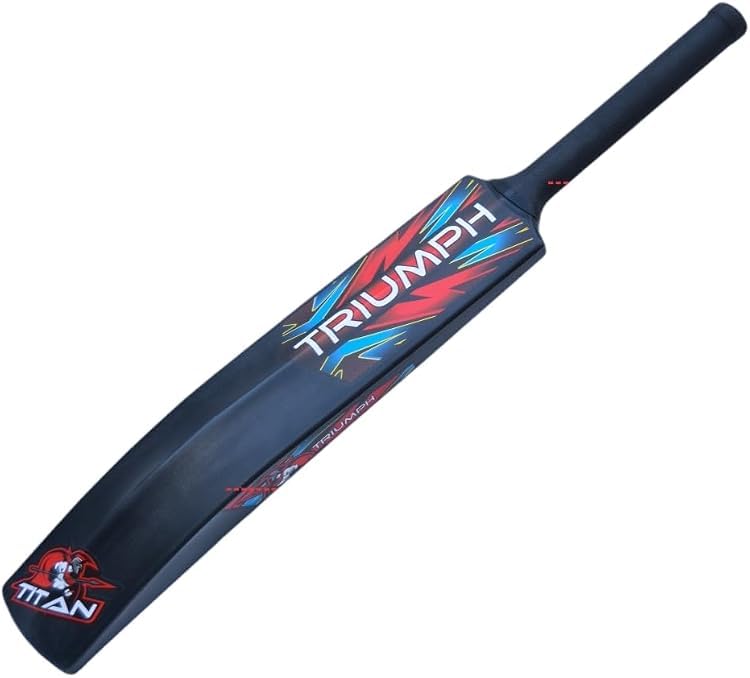 Triumph Titan Black Plastic Cricket Bat Full Size, Plastic Bat for Tennis Balls & Wind Balls, Plastic Bat for 15 + Years-image-28
