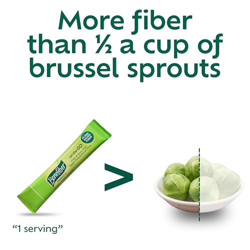 Benefiber On The Go Prebiotic Fiber Supplement Powder for Digestive Health, Daily Fiber, Unflavored - 28 Sticks (3.92 Ounces)