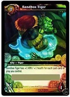 Spectral Sandbox Tiger Loot Card - Unredeemed / Unscratched World of Warcraft TCG by Blizzard Entertainment