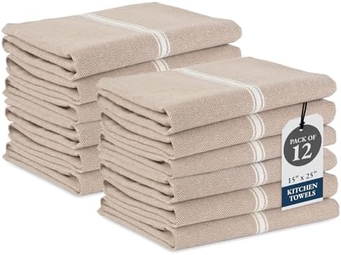 LANE LINEN pure cotton kitchen towels