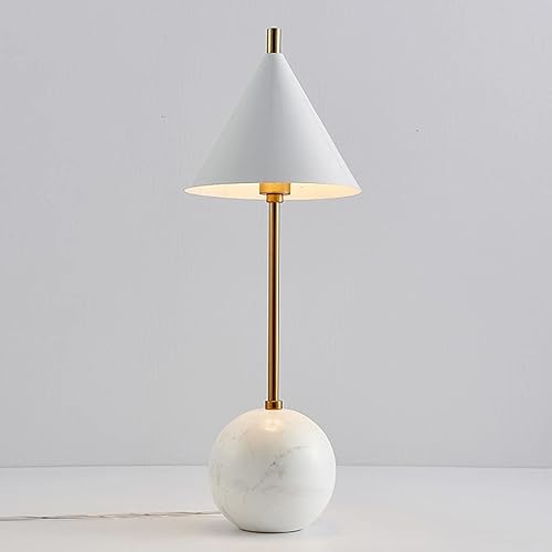 Miniatura 3 de KIZQYN Lámpara de mesita de noche, luz creativa, lámpara de mesita de noche de mármol de lujo, lámpara de noche de arte moderno, lámpara de noche