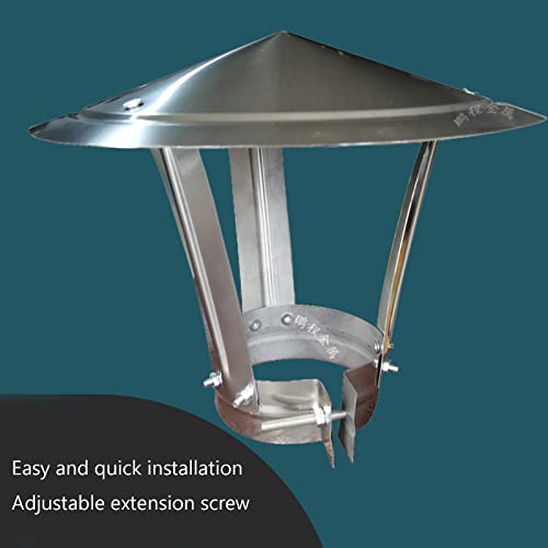 Cubierta de Chimenea de hierro galvanizado protectora para tejados 5