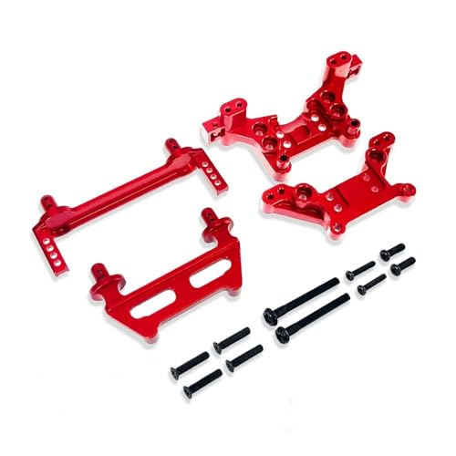 Kit tours amortisseur et piliers métal pour réparer et rigidifier les voitures RC H16