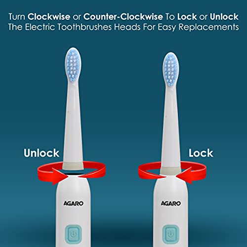 AGARO Cosmic Lite Brush Head Refill 4+1 pcs - Image 4