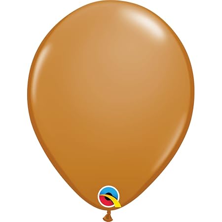 Qualatex Chocolate Brown Latex Balloon Options