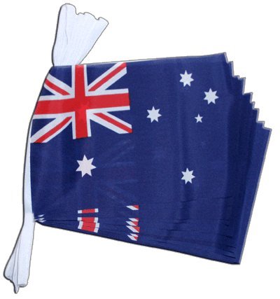 Guirlande drapeau Australie Digni pour animer vos soirées à thème de 5,9m